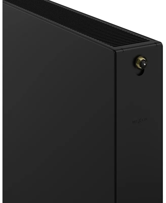 Mexen, Plochý panelový radiátor Mexen CVF22 600 x 800 mm, spodné pripojenie, 1266 W, čierny - W622F-060-080-70