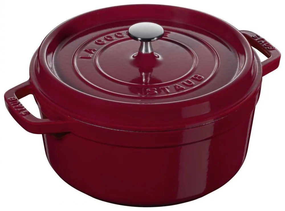 Staub Cocotte okrúhly hrniec 24 cm/3,8 l bordeaux, 40502-294