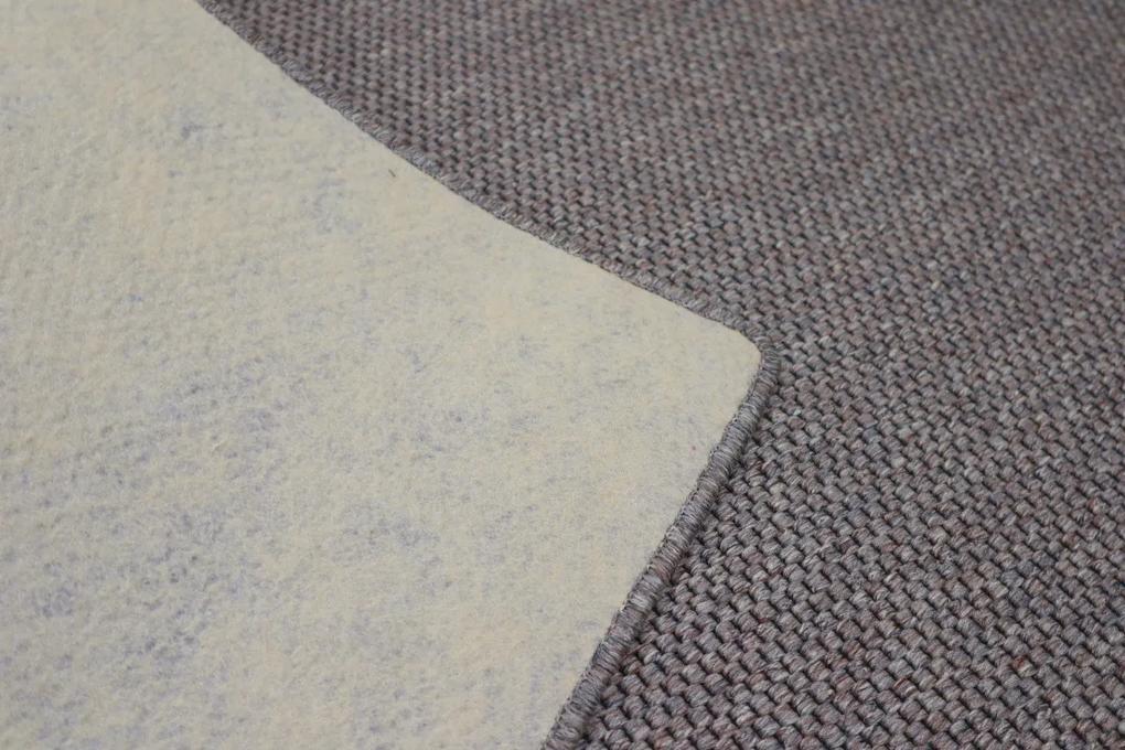 Vopi koberce Kusový koberec Nature hnedý - 60x110 cm