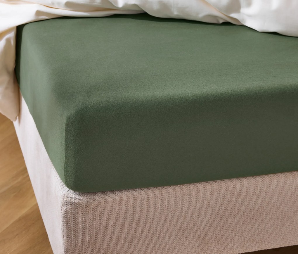 Zimná džersejová napínacia posteľná plachta, štandardná veľkosť