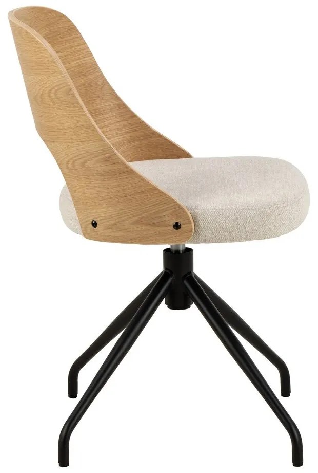 Béžová/v prírodnej farbe jedálenská stolička Lucy – Actona