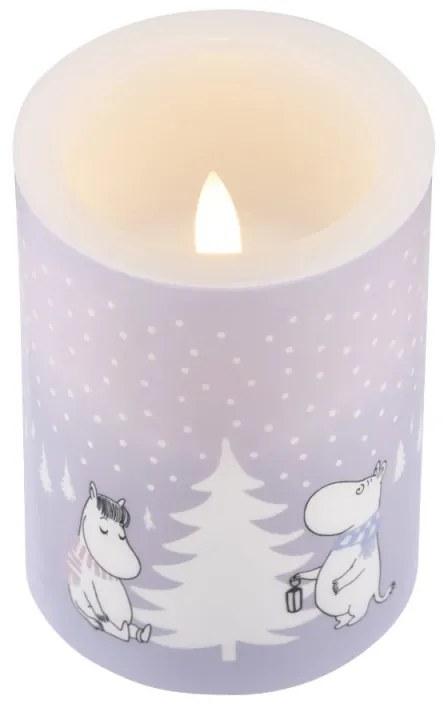 LED sviečka Moomin Snowfall 10cm
