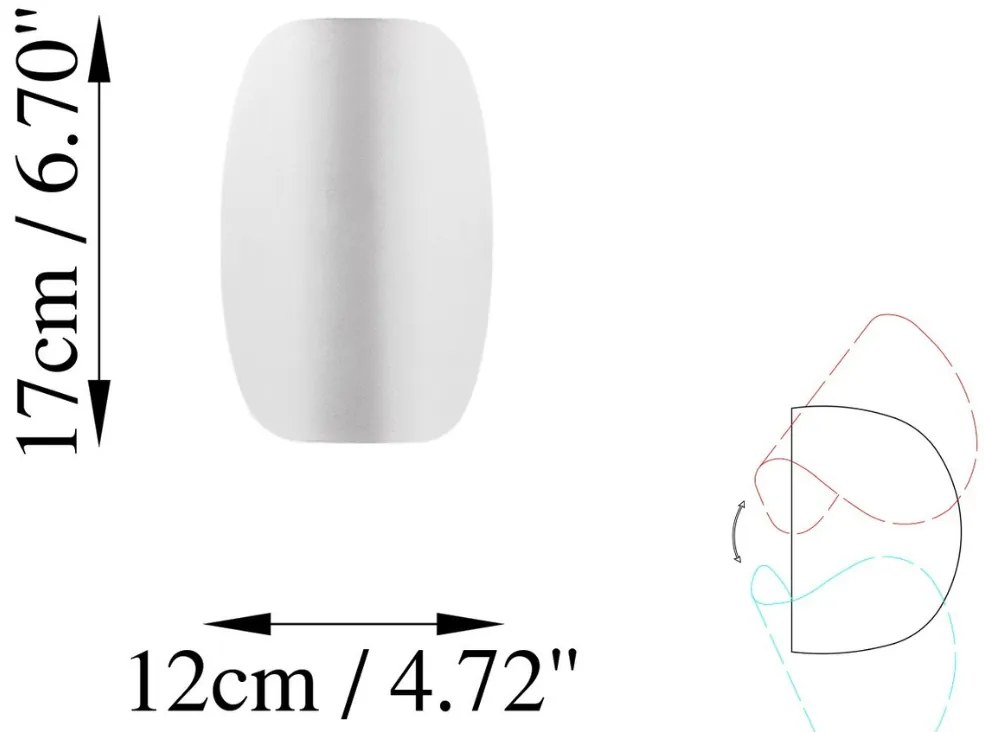 Nástěnná LED lampa Heybe chrom