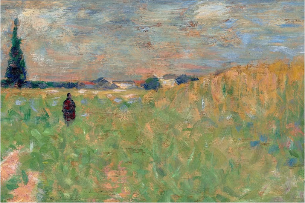 Obraz - Georges Seurat, A Summer Landscape, reprodukcia (90x60 cm)
