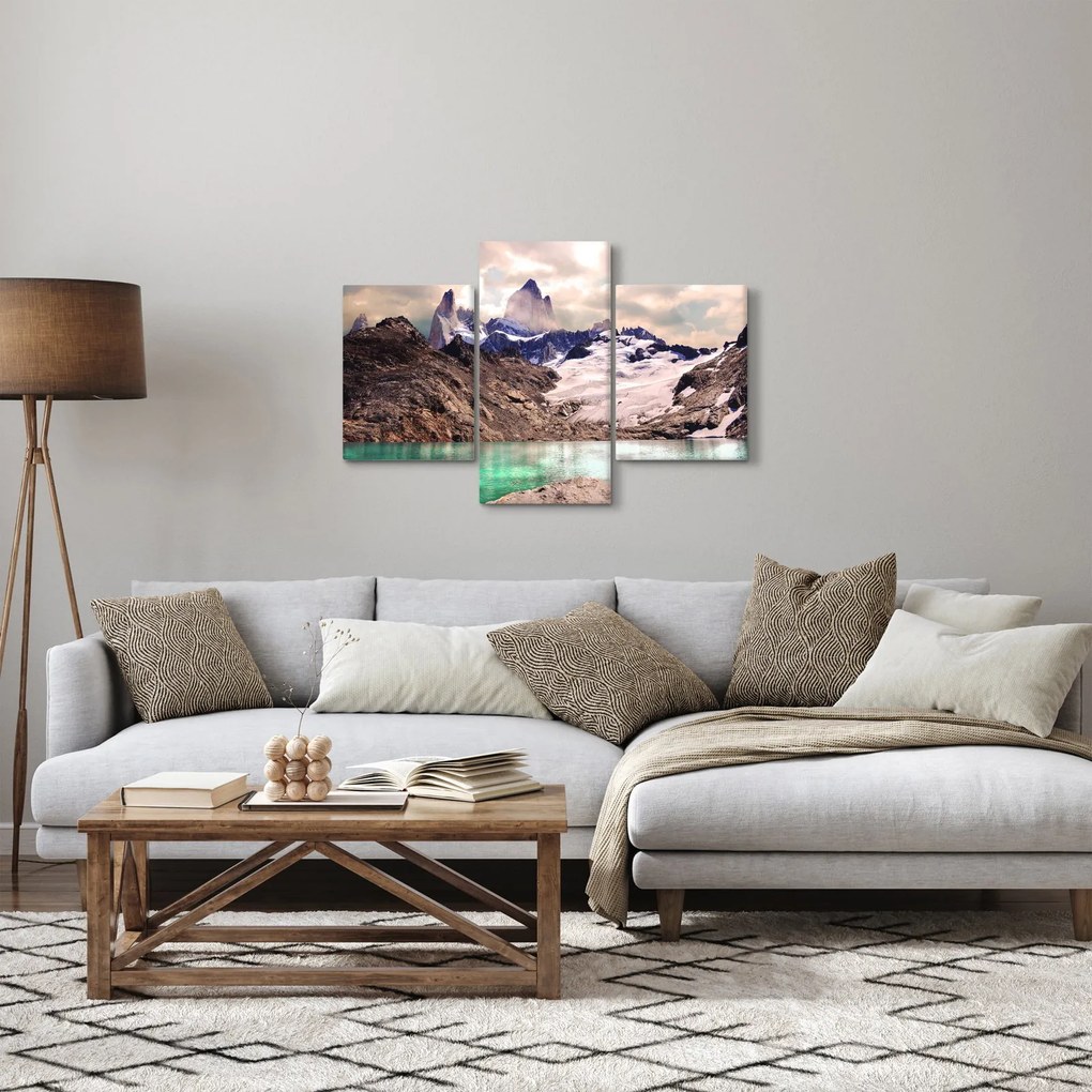 Obraz horského jazera (90x60 cm)