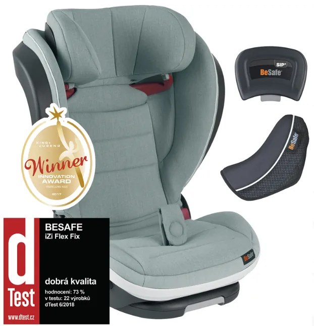 BeSafe iZi Flex FIX i-Size Sea Green Mélange