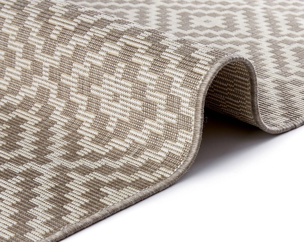 Mujkoberec Original, Kusový koberec Mojkoberec Original Mia 103521 Taupe – na von aj na doma, 160x230, hnedá, chodba / predsieň