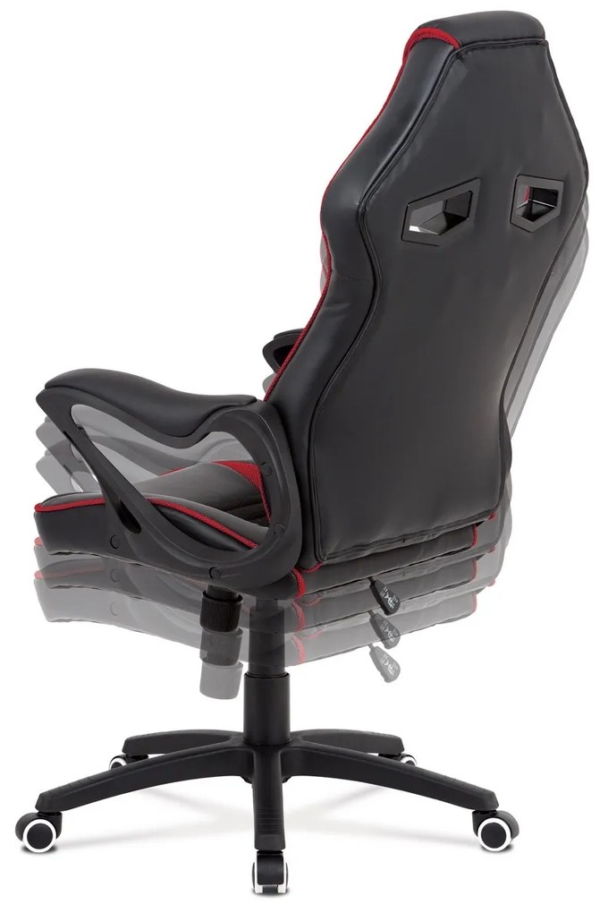Autronic KA-G406 RED Kancelárska stolička