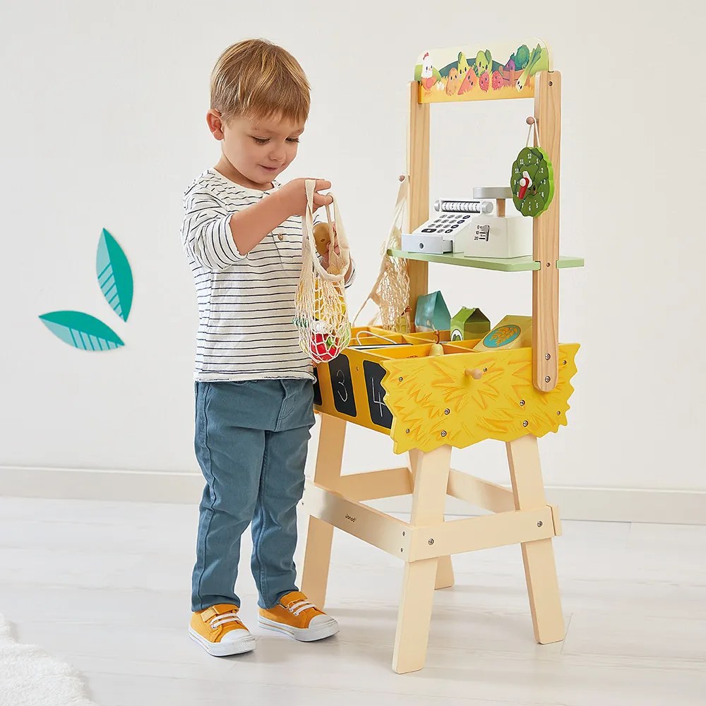 Farmársky stánok s potravinami