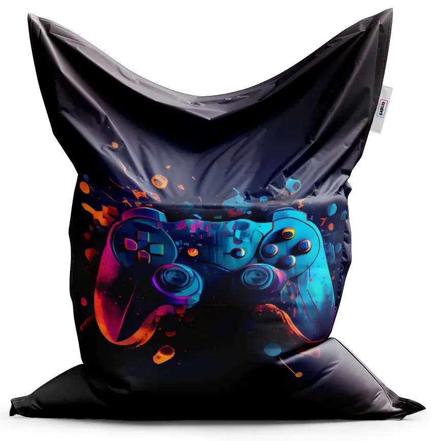 Sablio Sedací vak Classic Ovládač Abstract - 200x140 cm