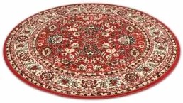 Koberce Breno Kusový koberec PRACTICA kruh 59/CVC, červená, viacfarebná,160 x 160 cm