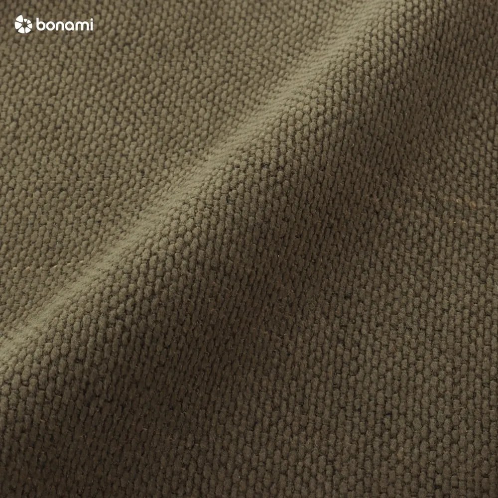 Zelená čalúnená dvojlôžková posteľ s úložným priestorom s roštom 200x200 cm Lupine – Micadoni