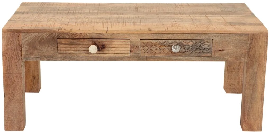 furniture-nabytek.cz - Masív konferenčný stolík z dreva manga 110x45x60