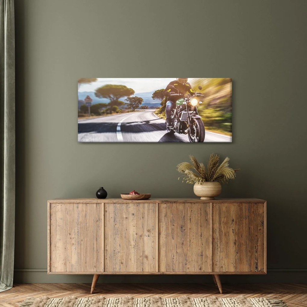 Obraz - Motorkár (120x50 cm)