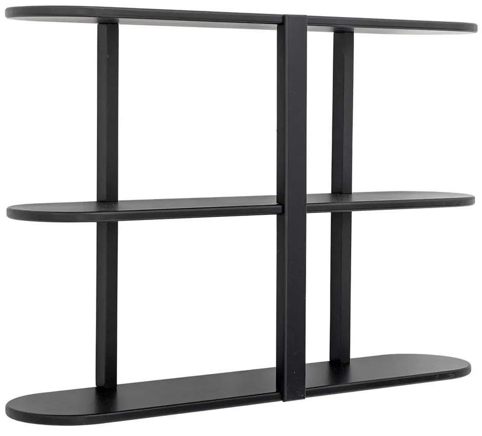 Čierna poschodová polica 80 cm Vicente – Bloomingville