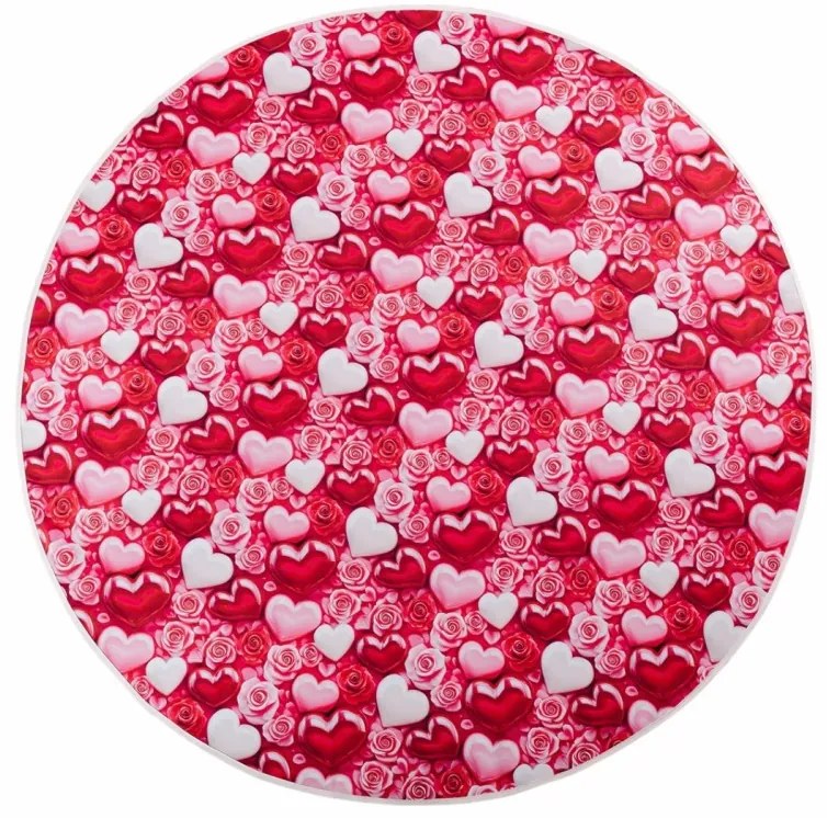 Obrus na stôl Lovelin EMI, priemer 150 cm okrúhly