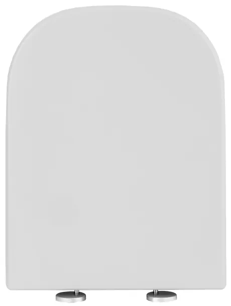 Gamma Lumino, toaletné WC sedátko 445x345mm z PP s pomalým zatváraním, biela, GAM-LUMINO