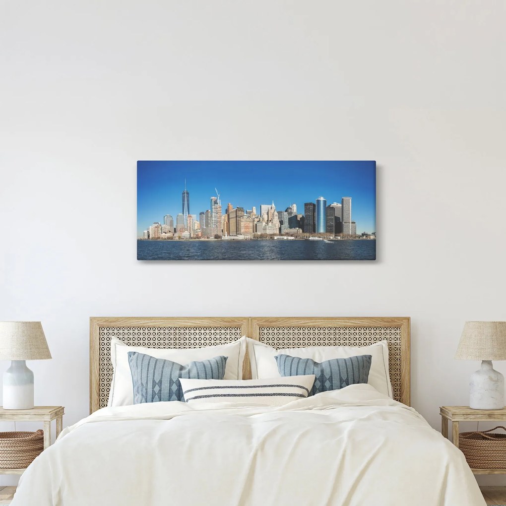 Obraz - Manhattan v New Yorku (120x50 cm)
