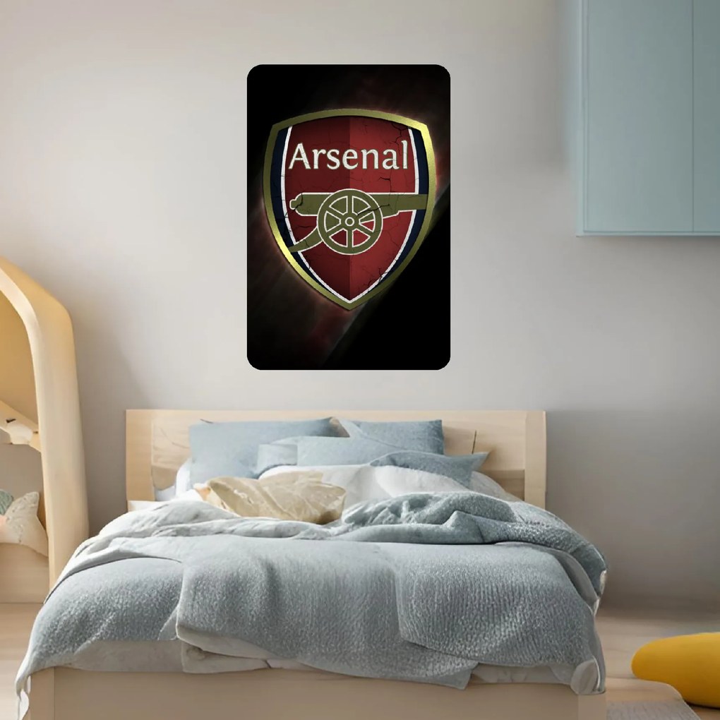 Textilná nálepka na stenu "Arsenal FC"