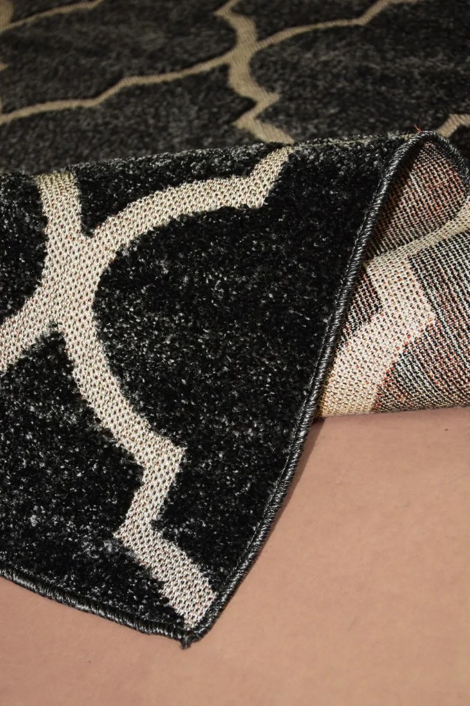 BE Koberec Lagos 1052 DARK GREY – sivý obdĺžnikový Rozmer: 140x190 cm