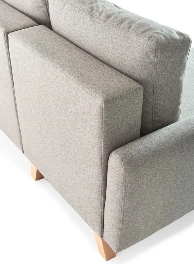 Svetlosivá variabilná rozkladacia rohová pohovka Bonami Selection Pop