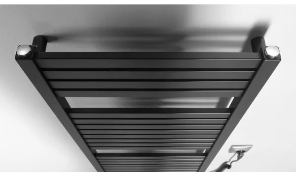 Aqualine - Kúpeľňový elektrický radiátor TONDI-E 300W/230V 97 cm matná čierna