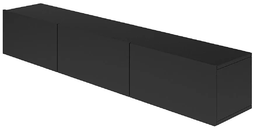 TV Stolík 180 Závesná Dallas Čierna