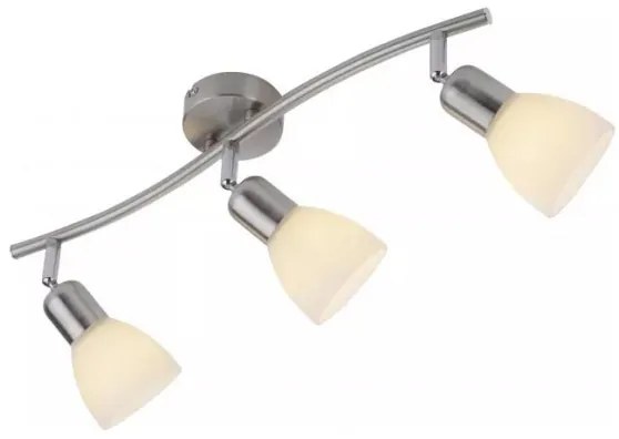 JUST LIGHT. 11953-55 - Bodové svietidlo KARO 3xE14/40W/230V matný chróm