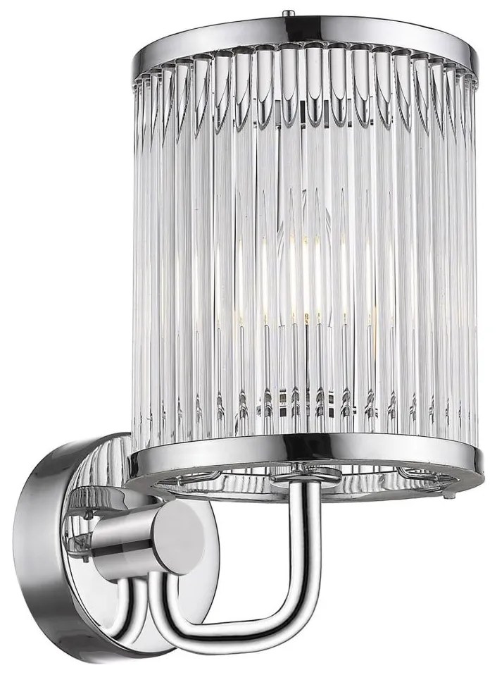 Zuma Line W0528-01F-F4AC - Nástenná lampa SERGIO 1xE14/60W/230V chróm