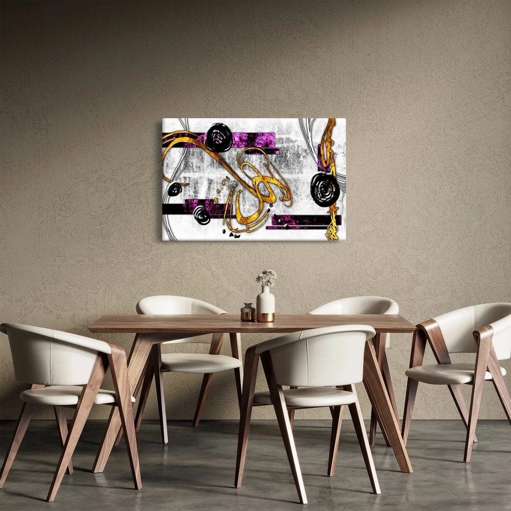 Obraz abstrakcie (90x60 cm)