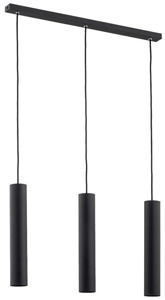 Argon 6112 - Luster na lanku GOMERA 3xGU10/5W/230V čierna