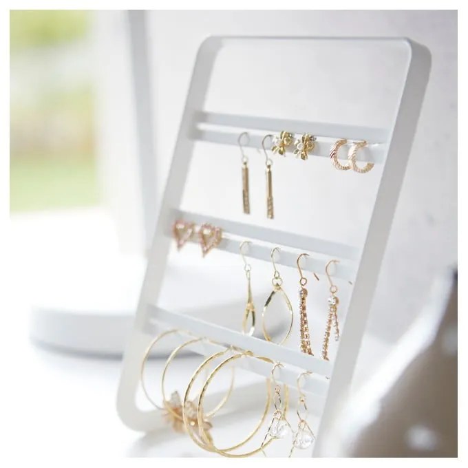 Biely stojan na šperky YAMAZAKI Branch