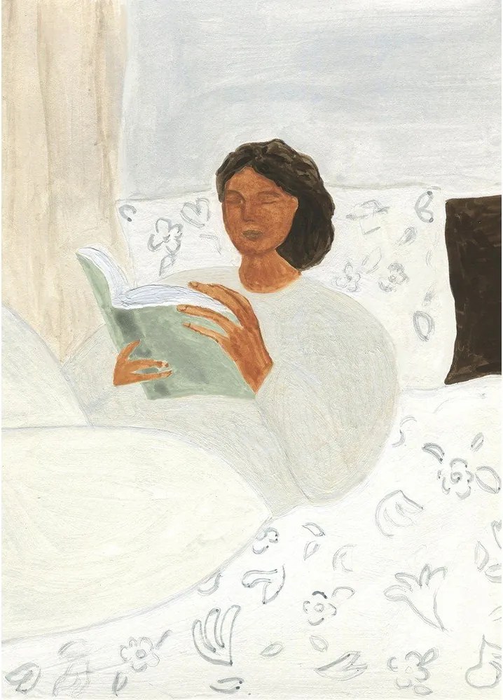 Plagát 50x70 cm Morning Read – Isabelle Vandeplassche – The Poster Club