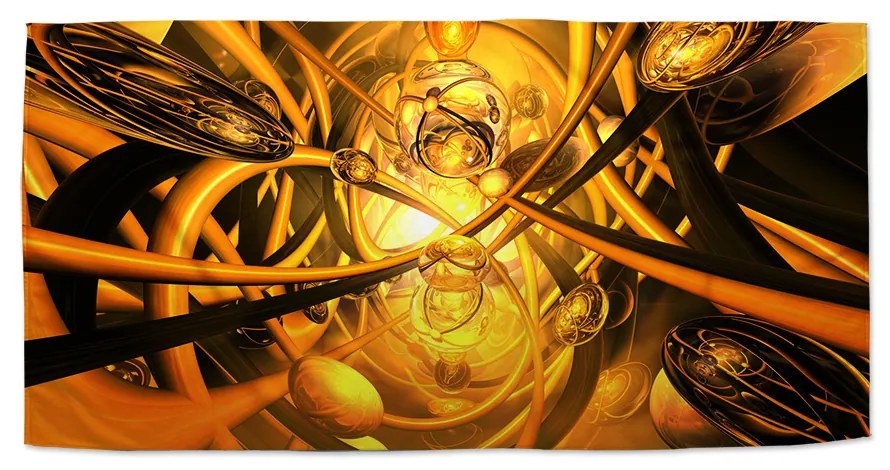 Sablio Uterák Žltá abstrakcia - 70x140 cm
