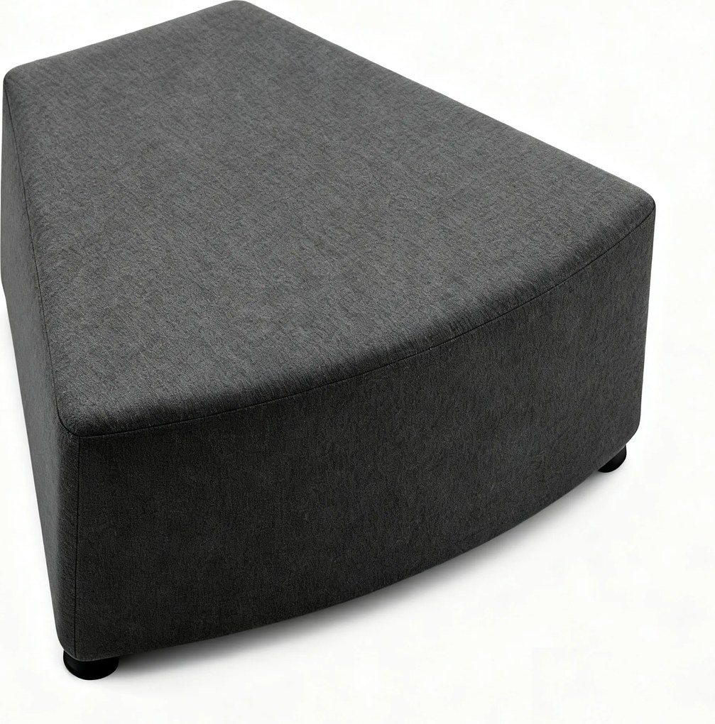 Sedačka LEA, trojuholník, tmavo sivá