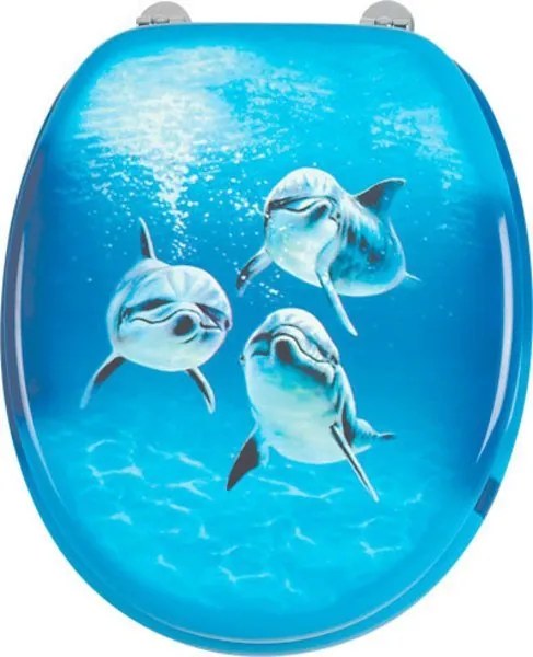 Aqualine Aqualine, FUNNY WC sedátko s potiskom delfíni, HY-S115