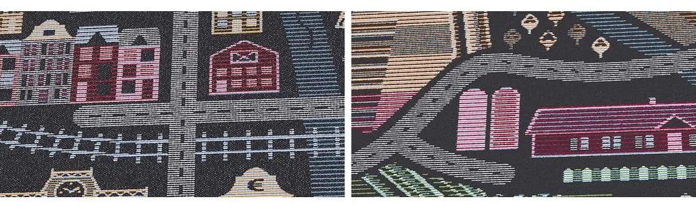 Čierny obojstranný detský koberec Narma Ülejõe, 140 x 200 cm