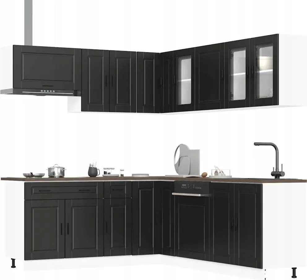 vidaXL 11-dielna sada kuchynských skriniek Porto, kompozitné drevo