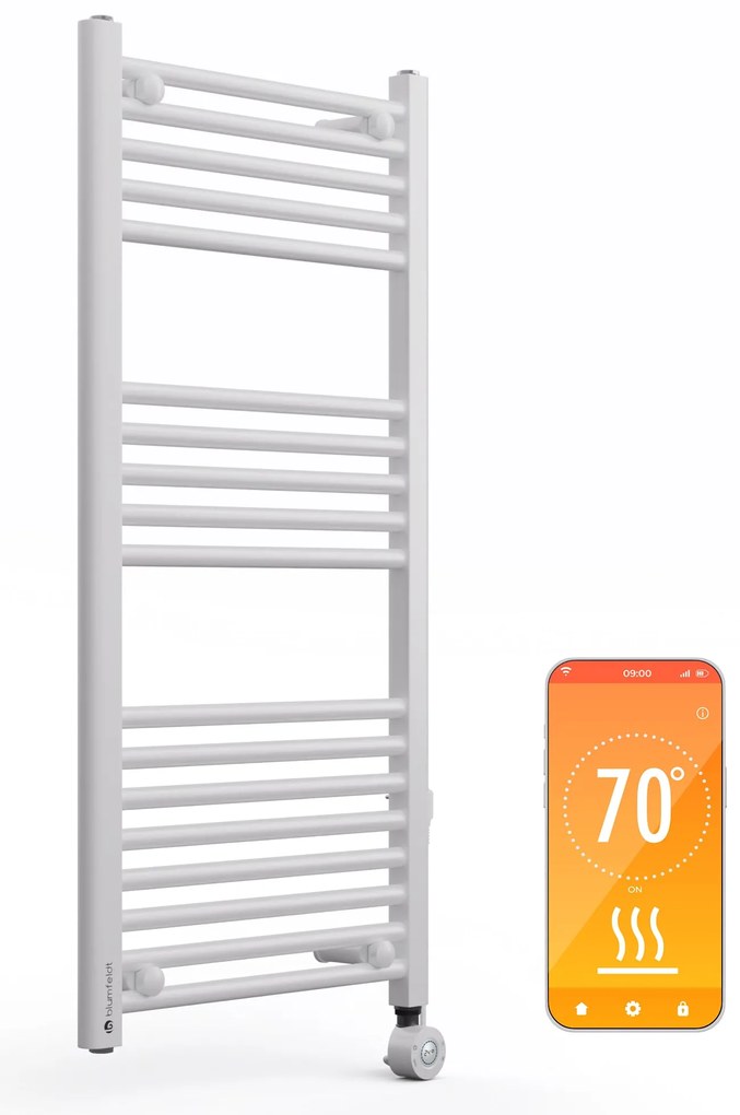 Harrison Smart, elektrický radiátor, 50 x 100 cm, 400 W, aplikácia, 3 ohrievače uterákov