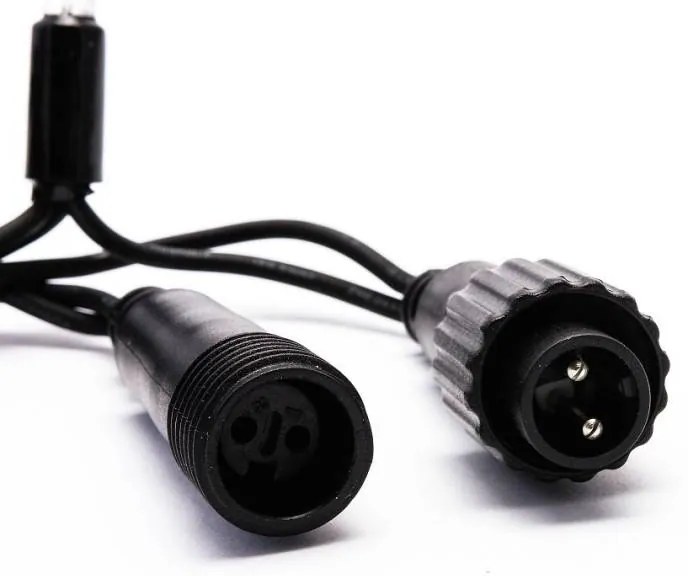 DECOLED Svetelná reťaz LED, 5 m, ružová, 50 diód, IP67