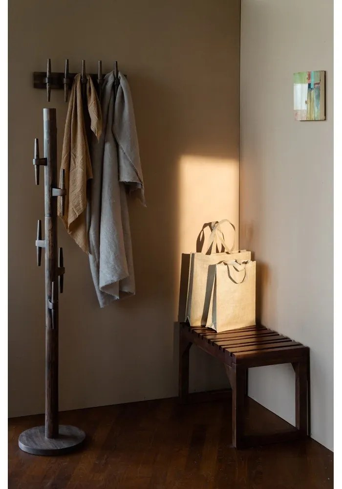 Vešiak z mangového dreva v prírodnej farbe Jakub – Dutchbone