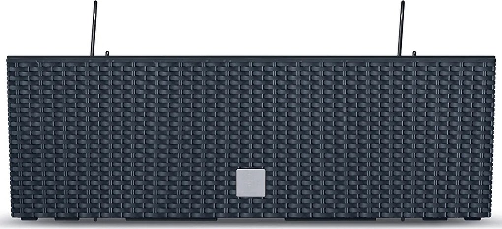 Plastový balkónový kvetináč DRC600W 58 cm - antracit