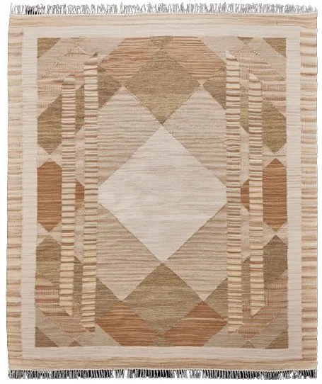 Ručne viazaný kusový koberec Fibonacci I DESP HL88 Beige Mix, 80x150, béžová, obývacia izba, Diamond Carpets India
