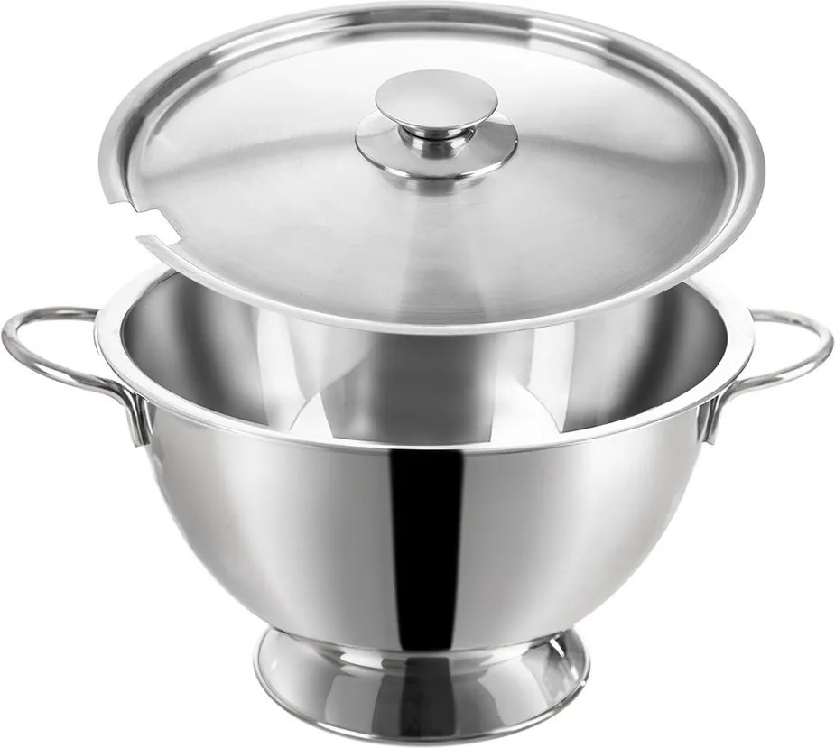 Misa z nehrdzavejúcej ocele v striebornej farbe ø 26 cm – Orion