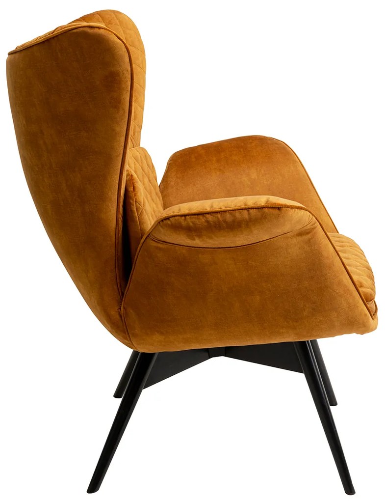 Tudor Velvet kreslo zlaté