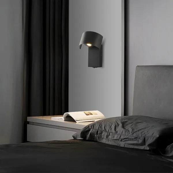 Brilagi - LED Nástenná lampa VASTO LED/3W/230V čierna