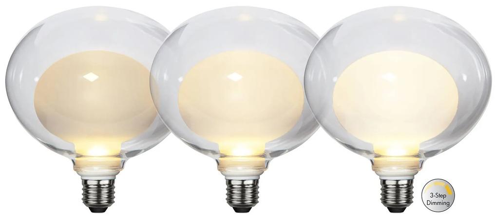 LED žiarovka Space E27 3,5 W G150, opálna