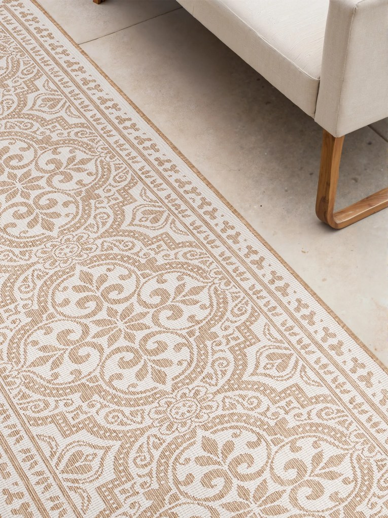 Hanse Home, AKCIA: 80x250 cm Behúň Duet Rosel 106252 Beige/White - na von aj na doma, béžová, chodba / predsieň