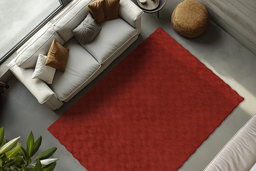 Obsession, Kusový koberec Diamond Cut 800 Red, 80x150, červená, obývacia izba