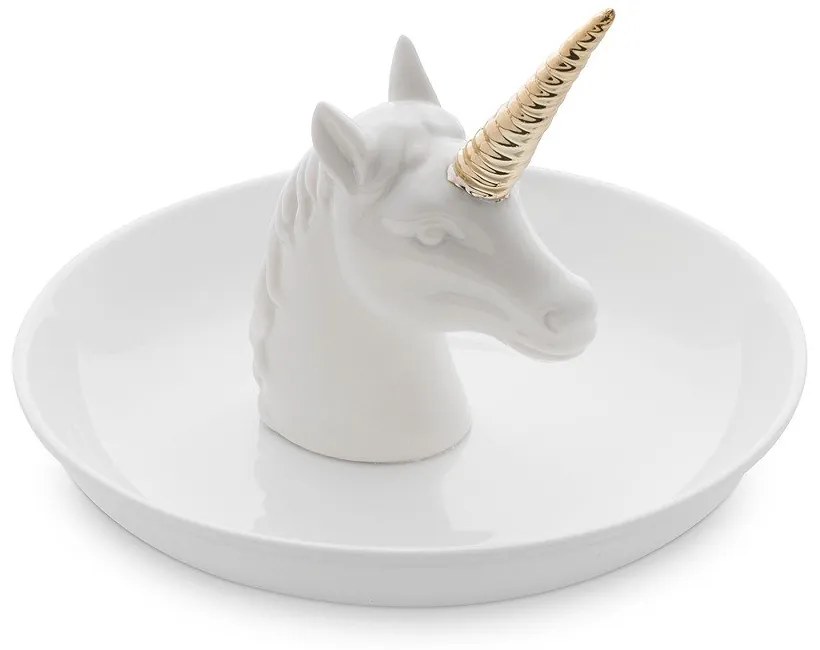 Porcelánový tanierik na šperky Unicorn – Balvi